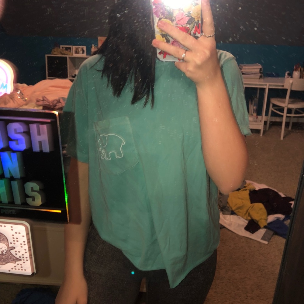 Teal ivory Ella T-shirt